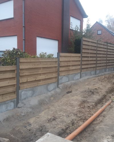 Plaatsing omheining JH Workx kluswerken